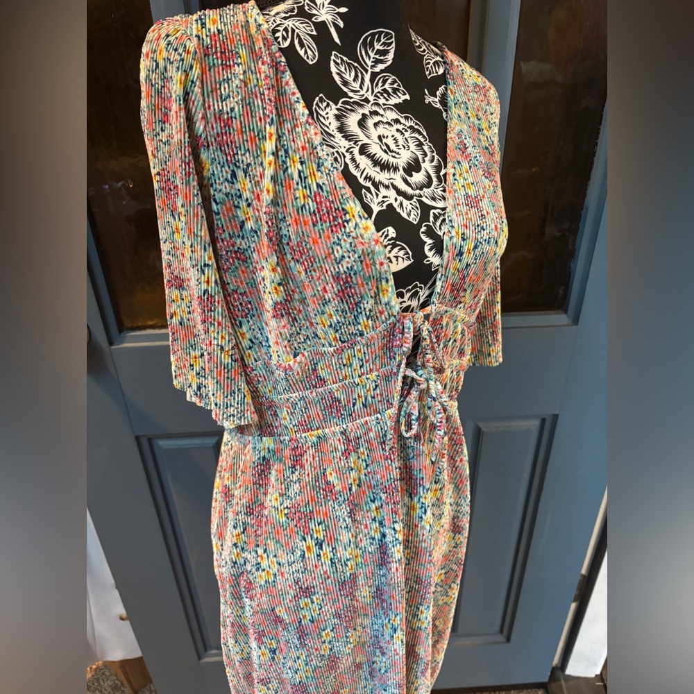 ASOS Colorful Patterned Midi Dress - Picture 5 of 16